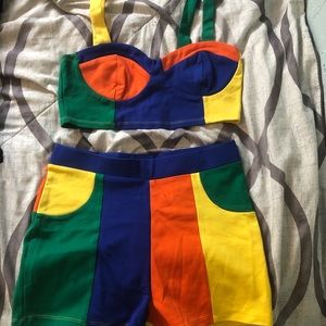 Cute colorful fashion nova set